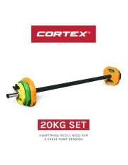 [Cortex] Studio Pump Weight Set 20kg in Multi