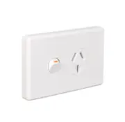Clipsal Classic C2015/20-WE - 20Amp Single Power Point White