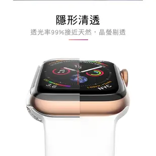 for Apple Watch 7 裸機質感 透明全包覆 TPU軟質 防摔錶殼 (蘋果手錶保護套 保護殼 殼套 錶殼)