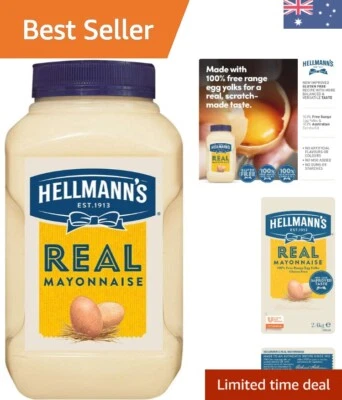 Gluten Free Real Whole Egg Mayonnaise 2.4 Kg