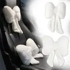 with Zipper Bowknot Pillow PP Cotton Sofa Lumbar Pillow Car Backrest Cushion
