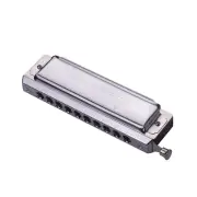 Swan Chromatic Blues Country Harmonica C w/ 10 Holes 40 Tone NEW Z0E2