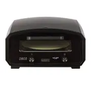 MasterPro 13" Indoor & Outdoor Pizza Oven Black 56x50x30cm