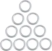 Transmission Plug Gasket Kit 10pcs Oil Plug Washers High Temp Stable Quick Fit for Easy Replacement