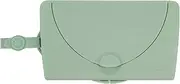 Ubbi On-The-Go Baby Wipes Dispenser, Portable Wipes Container for Travel, Diaper Bag Accessory Must Have for Newborns, Reusable Wipes Holder, Sage Green