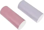 Amosfun 2Pcs Portable Car Tissue Cylinder Tissue Box Holder for Automotive Interior Stylish Design Easy to Refill Tissues Convenient Car Accessories