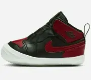 Sz 2C Air Jordan 1 Retro OG Crib Bootie AT3745-023 Banned Chicago Bred Red High