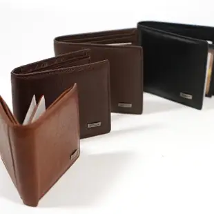【CHINJUN】簡約質感、真皮錢包、含外盒 短夾 男士 男用皮夾 送禮