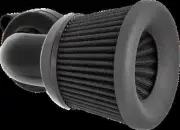AN Velocity 90 Degree Air Filter Kit Black Harley Softail Springer 99-06