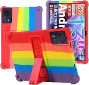YHFZR Case for Teclast T65 Max 12.95 Inches, Lightweight Silicone, Soft, Child-Friendly Case with Stand Function for Teclast T65 Max 12.95 Inches, Colourful