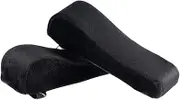WEKADRIN 2Pcs Ergonomic Memory Foam Armrest Pads Comfortable Chair Elbow Cushions for Office Gaming Easy Installation Fit for Chairs