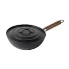 Wok Pan Uncoated Universal Sautee Cooking Wok Induction Cooker Stir Fry Pan