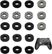 Pack of 18 Thumbstick Shock Absorbers, Assist Rings Compatible with PS5/Steam Deck/PS4/Xbox One/Switch/Switch OLED/Switch Pro Controller, 6 Different Strengths