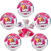5 Surprise Toy Mini Brands Series 2 Capsule Collectible Toy,Pack of 5