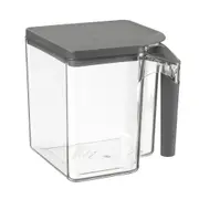 Polder Handle-It 2.65L/16cm Storage Canister Pantry Container Clear/Grey