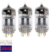 New Tung-Sol Reissue GOLD PIN 12AX7 ECC83 GAIN MATCHED Trio (3) Vacuum Tubes