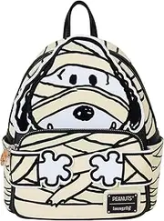 [Loungefly] Peanuts Snoopy Mummy Glow Mini Backpack, Multi, Mini