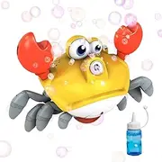 Bubble Machine for Kids - Dancing Crab Blower Toy - Interactive Dancing Crab Bubble Machine with Light and Music for Outdoors