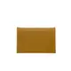 Hermes Calvi 山羊皮雙色釦式零錢卡包(Gold/氣泡綠)