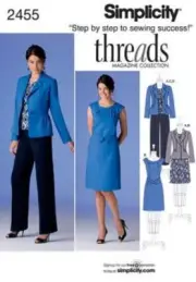Simplicity 2455 Dress Top Pants & Jacket Sewing Pattern PLUS sz 16-24