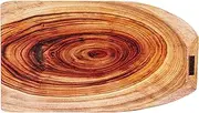 Orana Cross-Cut Large 55x31cm 3-Directional Cut Design Single-Piece Australian Hand Made Camphor Laurel Wood Chopping Cutting Board (Cross Cut L)