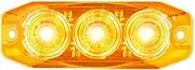 LED Autolamps 11 Series 12-24V Horizontal/Vertical Mount Rear Indicator Lamp Blister Pack of 2, 89 mm x 30 mm x 8 mm Size