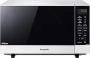 Panasonic 27L 1000W Flatbed Inverter Microwave Oven, White (NN-SF564WQPQ) (Renewed)