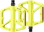 Mountain Bike Pedal - Flat Pedals Road Bike - Non-Slip Reflective Stepper Replacement Parts for Cardio Seniors Gym Home Outdoor Workout Cycling