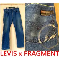 在飛比找蝦皮購物優惠-BLACK冠希著美中古LEVIS x FRAGMENT圓閃電