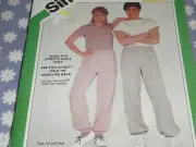 SIMPLICITY 6103 MISSES & MEN'S PULL ON SWEAT PANTS PATTERN-UNCUT-SMALL-28"-30"