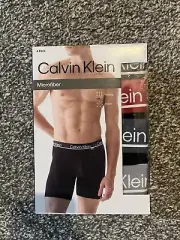 CALVIN KLEIN MICROFIBER 4-PACK MENS BOXER BRIEFS UNDERWEAR #NP2447O-NWT-Sealed