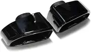1 Pair Car Exhaust Tip Compatible For BMW G01 X3 G02 X4 2019 2020 Stainless Steel Muffler Tip Exhaust Tip Square Tip Exhaust System(Deep Green)