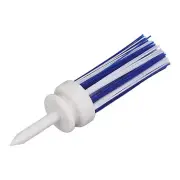 (83mm White&Blue) Tees Plastic Long Ball Base Low Friction Brush Suppor FF