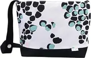 Nappy Caddy Stroller Organiser - Universal Pram Caddy Bag for Mummy - Snuggly fit to most strollers w/Shoulder Strap, Adjustable Strap, and Handy Reusable Wet Pouch, Just Peachy - by Zoe Sage