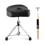 ROWELL Drum Throne Portable Drum Throne Seat with Air Guide Hole Drum Stool H...