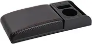 Auto Armrest Box Car Armrest Lid Cover Center Console Storage USB Cup Holder Organizer Universal Arm Rest Storage Box Center Console Styling(F1)