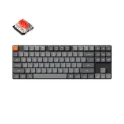 Keychron K1 Max QMK/VIA Wireless RGB Backlight Hot-Swappable Custom Gateron Mechanical Keyboard - Red Switch [KBKCK1MH1]