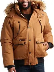 [CANADA WEATHER GEAR] Men’s Big & Tall Winter Jacket– Heavyweight Bomber Parka Coat– Jacket for Big and Tall Men (M-5XL)