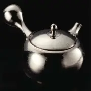 Tokoname-yaki teapot 1-136Tamakou no.9silver-coated round teapot160 From Japan