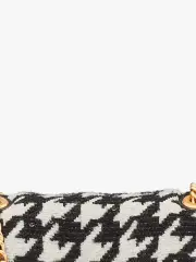 Evelyn Houndstooth Medium Small Shoulder Crossbody