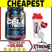 MUSCLETECH CELL TECH 3LB FRUIT PUN// MUSCLE CELLTECH CREATINE GAIN GROWTH SIZE
