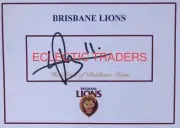 Lincoln McCarthy SIGNED Brisbane Lions Card. AFL Football. Bears. Neale, Cameron