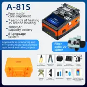 SKL/A-81S Fiber optic fusion splicer 5" LCD display+V20 Cleaver W/Folding stool