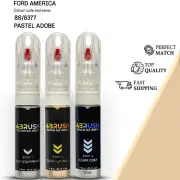 for FORD AMERICA 8S/6377 PASTEL ADOBE Touch Up Paint Kit Scratch Repair Pen New