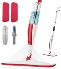 for Floor Cleaning Wet Spray Mop with 14 oz Refillable Bottle and 2 Washable Mic
