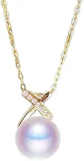 [MAYJAI] 18K gold zircon single pearl premium sensual temperament collarbone chain