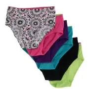 New Fruit of the Loom Girl's Breathable Micro Mesh Briefs Underwear (6 Pair
