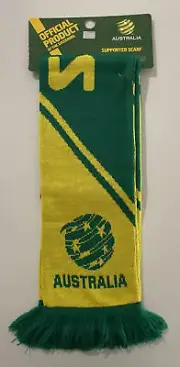 Socceroos Defender Supporter Scarf 2015 Official Product by Burley Sekem NWT