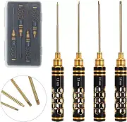4pcs Hex Screwdriver Bit Tools Set Kit Repair for RC Car Helicopter Plane Drone