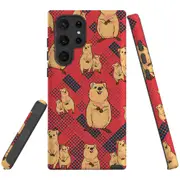 For Samsung Galaxy S22 Ultra Case, Armour Cover, Quokkas